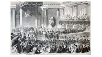 Rikssalen, Kungliga slottet den 22 juni 1866