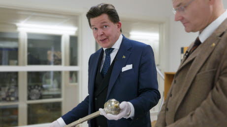 Talman Andreas Norlén i Livrustkammaren