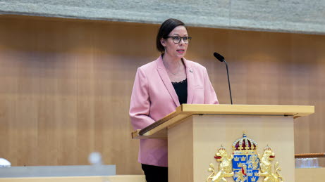 The Minister for Foreign Affairs Maria Malmer Stenergard (Moderate Party) 