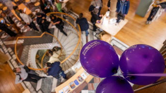 The Riksdag Library from above
