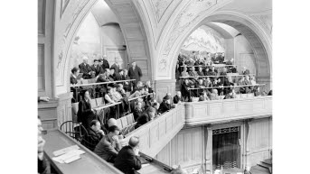 Åhörarläktaren i Andrakammarsalen, Helgeandsholmen